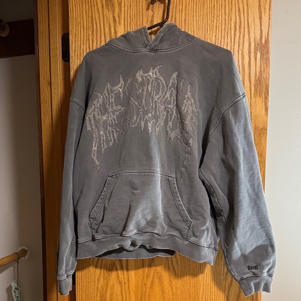 Gray Graphic Hoodie